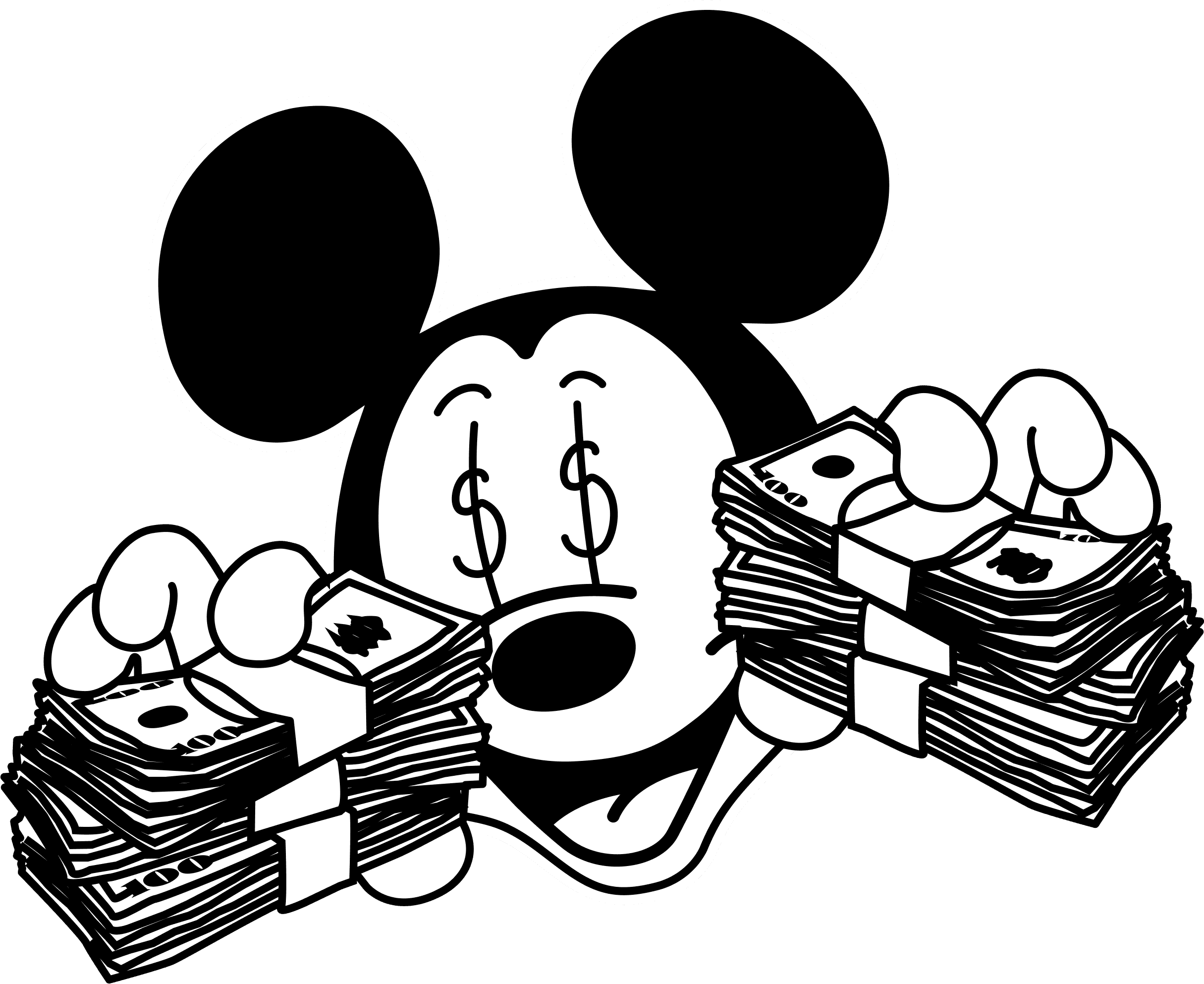 center mickey