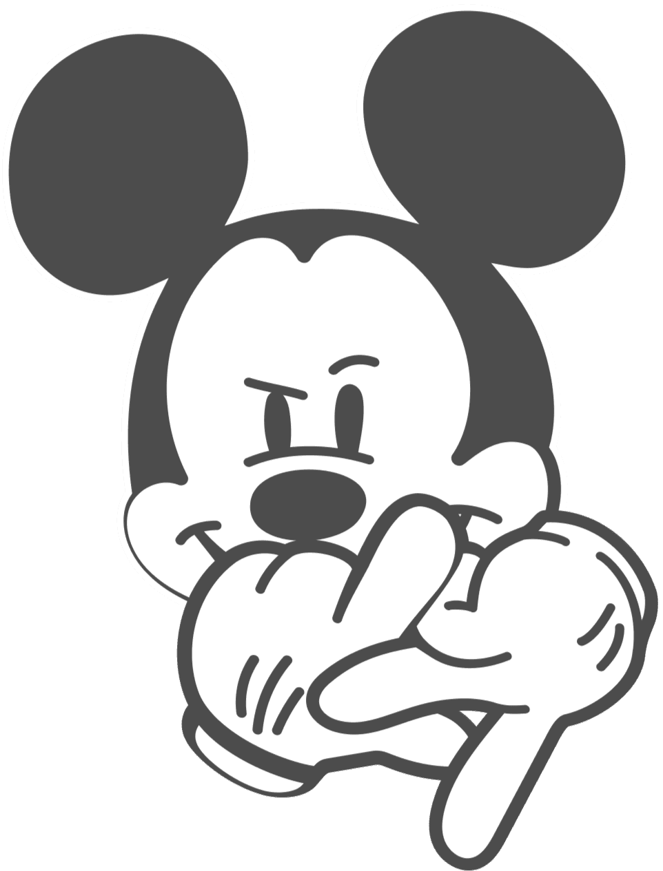 left mickey