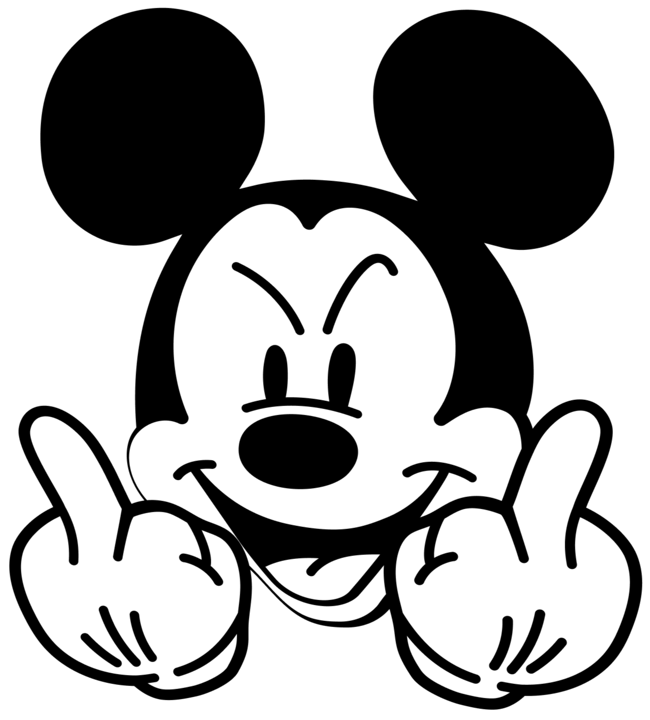 center-left mickey